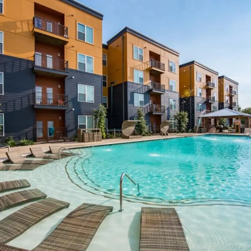 resort style pool