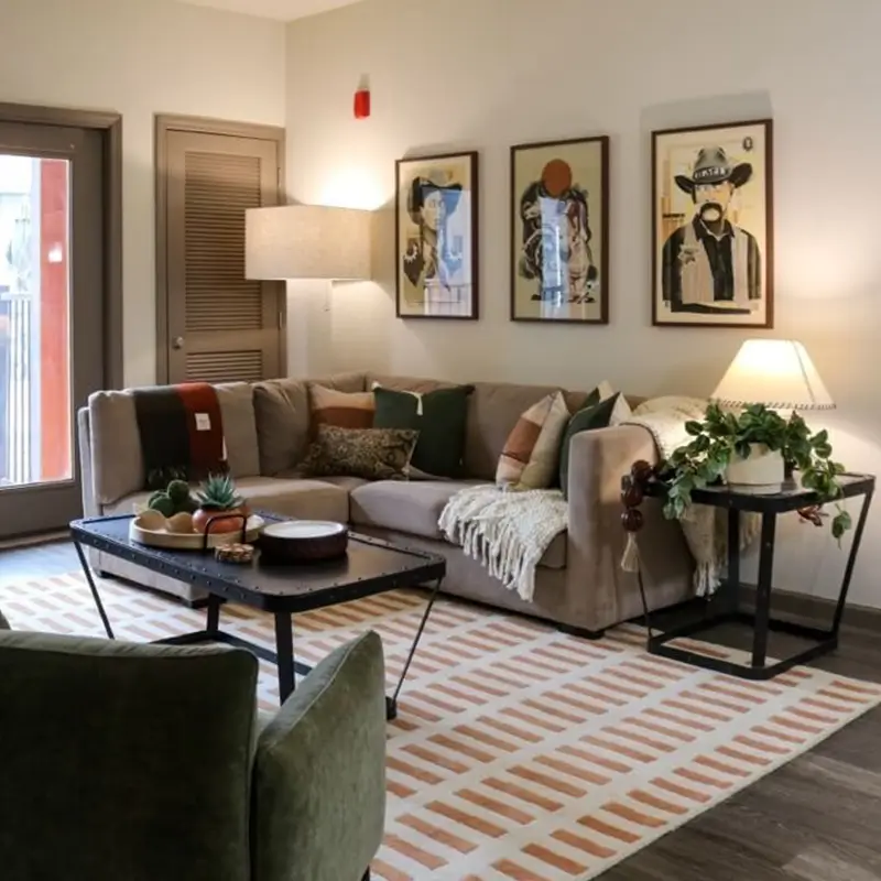 furnished living space